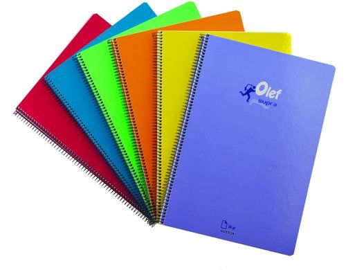 BLOC OLEF tapa DURA Fº 80h HORIZONTAL 90g PACK DE