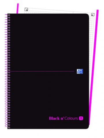 BLOC OXFORD BLACK N´COLORS EU.BOOK 1 micro.tapa PP