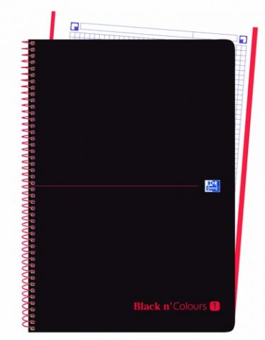 BLOC OXFORD BLACK N´COLORS EU.BOOK 1 micro.tapa PP