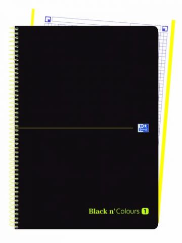 BLOC OXFORD BLACK N´COLORS EU.BOOK 1 micro.tapa PP