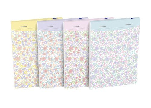 BLOC DE NOTAS OXFORD FLORAL A6 80h HORIZONTAL COL.
