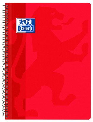 BLOC OXF.SCH.PP Fº 80h CD.4 ROJO