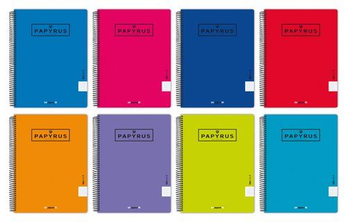 BLOC PAPYRUS UNICLAS1 tapa PP A4+ 80h CUADRIC.5x5