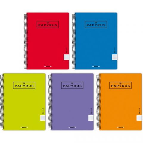 BLOC PAPYRUS UNICLAS1 tapa PP A4+ 120h CUADRIC.5x5