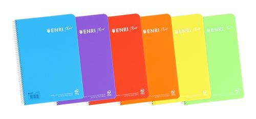 BLOC ENRI PLUS tapa PP Fº 80h HORIZONTAL 90g SURTI