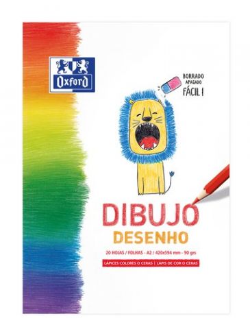 BLOC DIBUJO OXFORD KIDS ENC. A2 90g