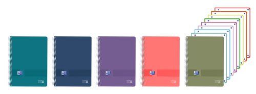 BLOC OXF. EU.BOOK 8 A4 160h CD.5 SURTID