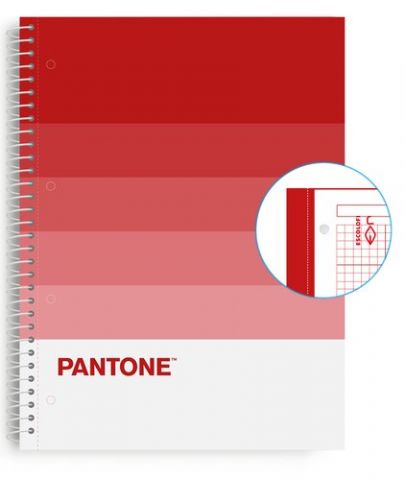 BLOC ESCOL.PANTONE A4 SPEAKS 80h 5x5 PS