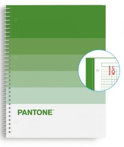 BLOC ESCOL.PANTONE A4 SPEAKS 80h 5x5 NT