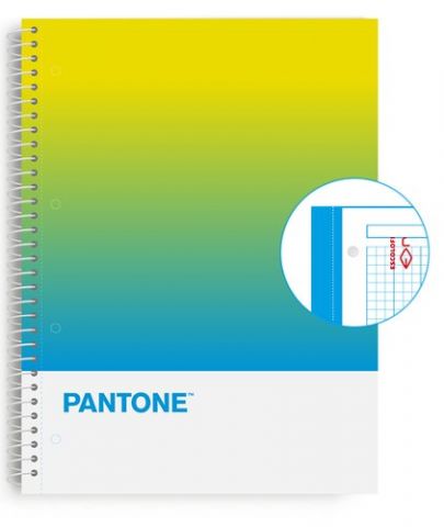 BLOC ESCOL.PANTONE A4 TOGET. 80h 5x5 LF