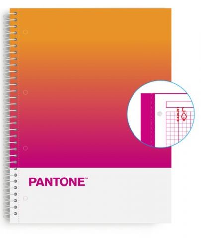 BLOC ESCOL.PANTONE A4 TOGET. 80h 5x5 CR