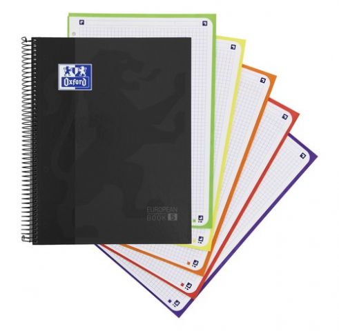 BLOC OXF. EU.BOOK 5 A4 120h CD.5 NEGRO