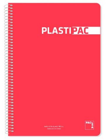 BLOC PACSA PLASTIPAC tapa PP Fº 80h CUADRIC.4x4 90