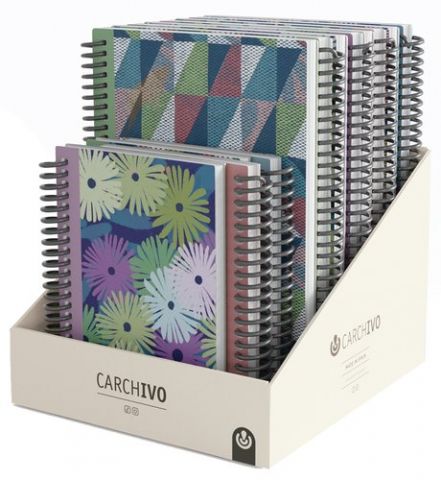 BLOC CARCHIVO LOOPS tapa PP A5/A6 80h 90g DOTS SUR