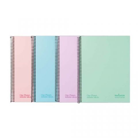 BLOC NAVIGATOR A4 80h CD.5 PASTEL SURTID