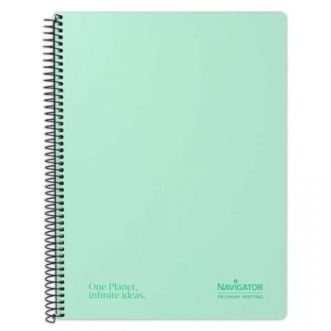 BLOC NAVIGATOR A4 80h CD.4 PASTEL MINT