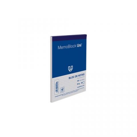 BLOC DE NOTAS UNIPAPEL MEMOBLOC A6 80h 60g CP.4