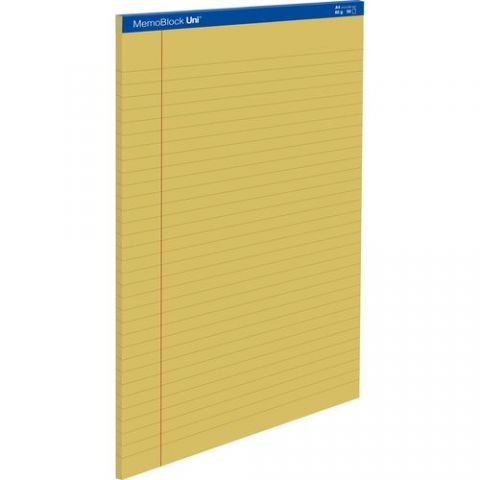 BLOC DE NOTAS UNIPAPEL MEMOBLOC A4 80h 60g RAYADO