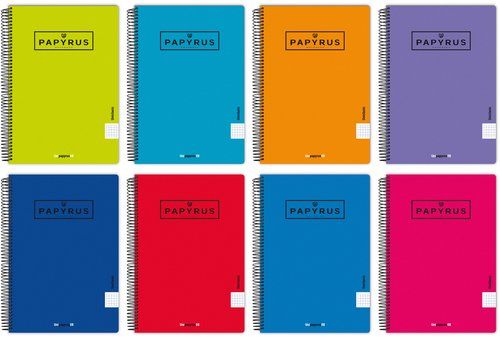 BLOC PAPYRUS UNICLAS tapa PP Fº 80h HORIZONTAL 90g