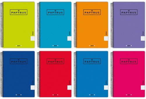 BLOC PAPYRUS UNICLAS tapa PP 4º 80h PAUTA 3.5 90g