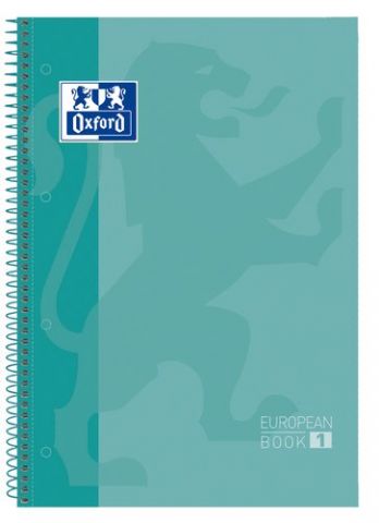 BLOC OXF. EU.BOOK 1 A4 80h CD.5 VERDE M