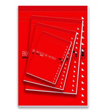 BLOC DE NOTAS PACSA TAPA Fº 80h CD.4
