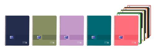 BLOC OXF. EU.BOOK 4 A4 120h CD.5 COL.(4