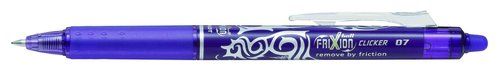 BOLIGRAFO BORR. PILOT FRIXION CLICKER 0,7 VIOLETA