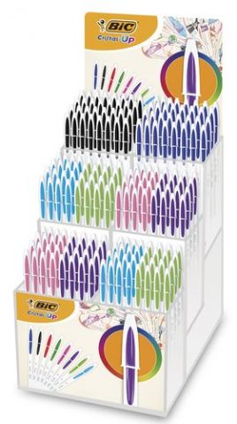 BOLIGRAFO BIC CRISTAL UP 1.2 mm SURTIDO EXPOSITOR