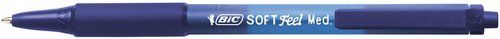 BOLIGRAFO BIC RETRACTIL SOFT FEEL GRIP AZUL
