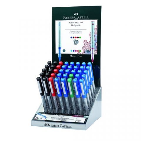 ROLLER T.LIQ. FABER-CASTELL FREE INK 0,5 EXPOSITOR