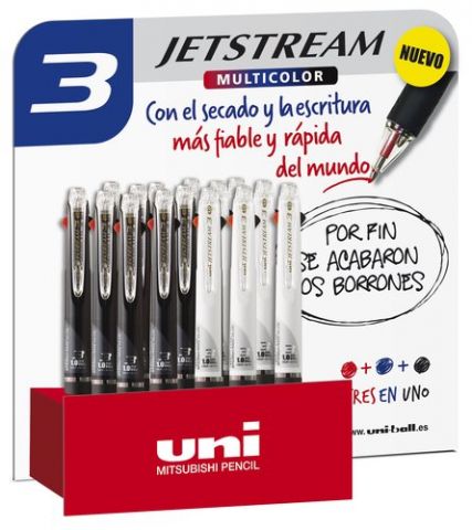 BOLI. UNI JETSTREAM 3 SURTIDO. EXP.15