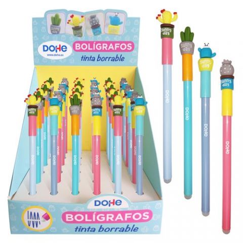 BOLIGRAFO DOHE CACTUS BORRABLE EXPOSITOR de 36