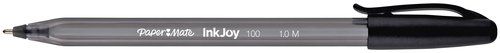 BOLIGRAFO PAPER MATE INKJOY 100 CAP NEGR