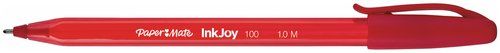 BOLIGRAFO PAPER MATE INKJOY 100 CAP ROJO