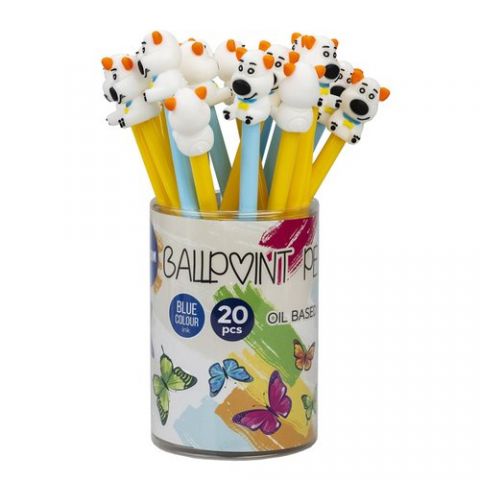 BOLIGRAFO CENTRUM FANCY DOG BOTE DE 20 (tinta azul