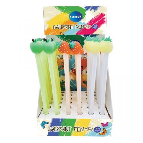 BOLIGRAFO CENTRUM FANCY FRUITS EXPOSITOR DE 36 (ti