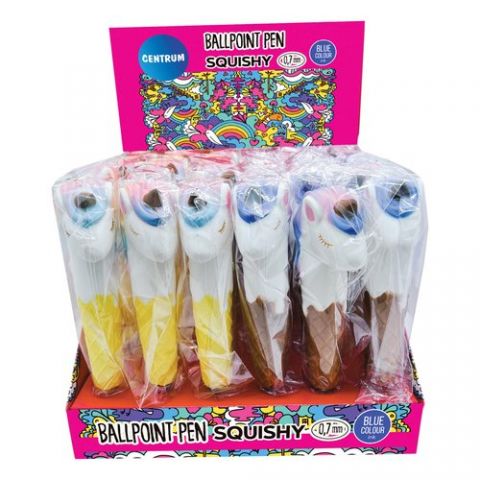 BOLIGRAFO CENTRUM FANCY SQUISHI UNICORN EXPOSITOR