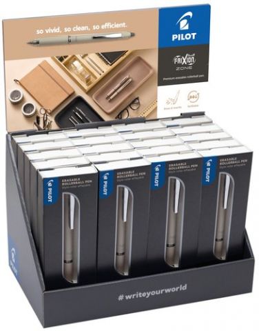 BOLIGRAFO BORR. PILOT FRIXION ZONE EXPOSITOR DE 20