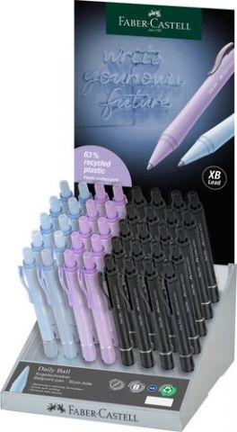 BOLIGRAFO FABER-CASTELL DAILY BALL XB SURTIDO EXPO