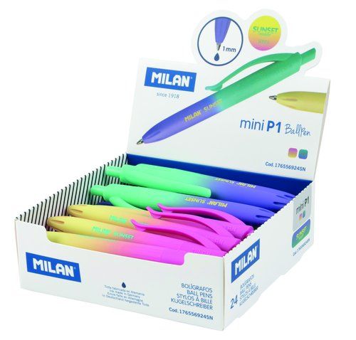 BOLIGRAFO MILAN RETRACTIL P1 TOUCH MINI SUNSET SUR