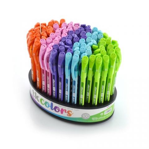 BOLIGRAFO OFFICE BOX TKCOLORS 1mm EXPOSITOR de 100