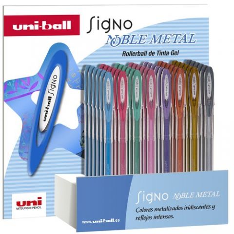 ROLLER GEL UNI-BALL SIGNO NOBLE METAL 1,0 (UM-120