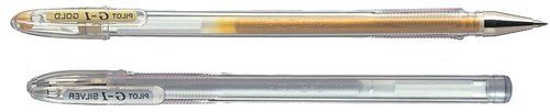 ROLLER GEL PILOT G-1  0,7 ORO/PLATA EXPOSITOR de 6