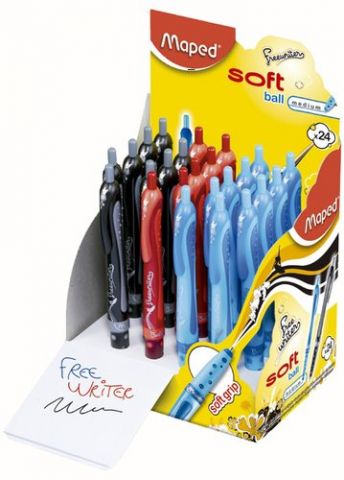 BOLIGRAFO RT. MAPED FREEWRITER BALL EXPOSITOR de