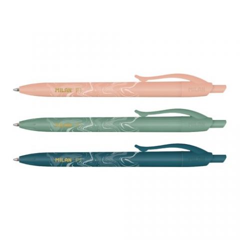 BOLIGRAFO MILAN RETRACTIL P1 SERIE LAVA TINTA AZUL