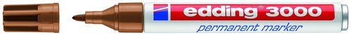 MARCADOR PERMANENTE EDDING 3000 CONICO OCRE