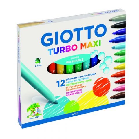 ROTUL.GIOTTO TURBO MAXI ESTUCHE 12