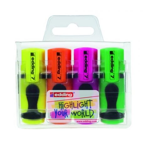 ROTUL.FLUOR EDDING 7 MINI ESTUCHE 4