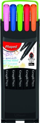 ROTULADOR FIBRA MAPED GRAPH PEPS COMPACT ESTUCHE d